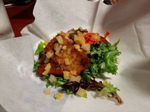 Korean BBQ tofu at Seminar Brewing in Florence