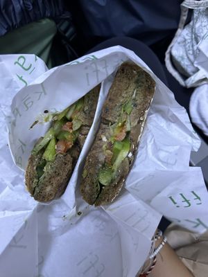 vegan bagel 🥯   at Kaffi Colombo in Colombo
