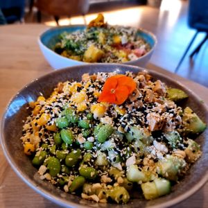 lunch - two bowls at Ohana Pokébowls in Oostende