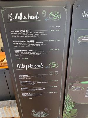 Menu at Wild Foodz by Hotel Entree in Bruges