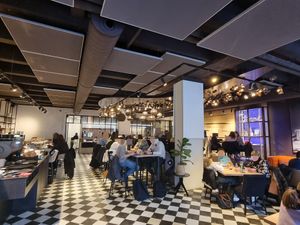 Interior at Kaffee Kamiel in Bruges