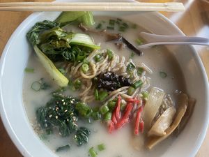 With added fixings. at Oba Ramen in Cottage Grove
