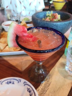 Sandia margarita at Rocco's Tacos in Naples