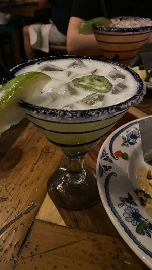 Jalapeño margarita   at Rocco's Tacos in Naples