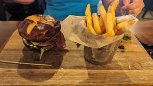 BLT w/fries at Barrel District in Cathedral City