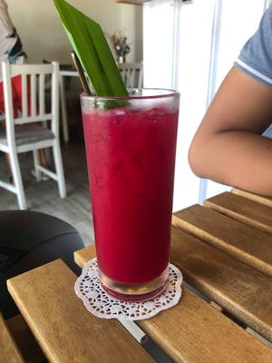 Beetroot drink at Navy Cafe in Malacca