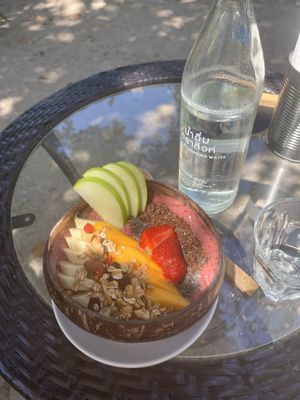 Açaí vegan smoothie bowl   at Galapagos in Koh Lanta