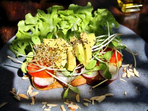 Avocado toast.  at Galapagos in Koh Lanta