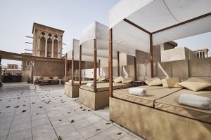 Our roof terrace  at XVA Art Hotel & Cafe in Dubai