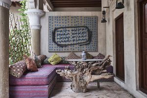 Our courtyard  at XVA Art Hotel & Cafe in Dubai