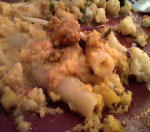 Macaroni and 'Cheese': Brown Rice Pasta with Soy-free Vegan Cheese by kris from veganscraps at Chef Brooke's Natural Cafe in Fort Myers