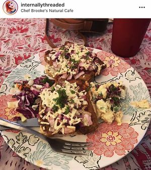Breakfast vegan  at Chef Brooke's Natural Cafe in Fort Myers