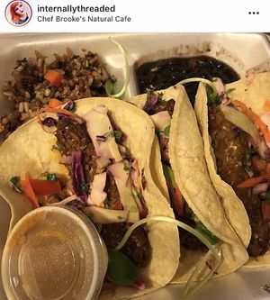 Tacos  at Chef Brooke's Natural Cafe in Fort Myers