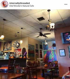 Inside  at Chef Brooke's Natural Cafe in Fort Myers