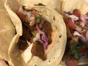 Seitan  at Chef Brooke's Natural Cafe in Fort Myers