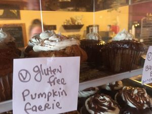 Vegan pumpkin muffin at Chef Brooke's Natural Cafe in Fort Myers