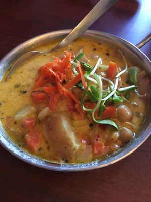 Vegan Scottish soup at Chef Brooke's Natural Cafe in Fort Myers