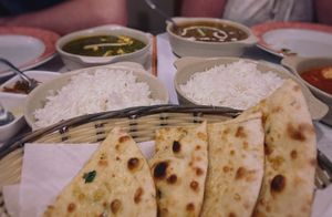 garlic naan  at Cozinha de Sonia  in Portimao