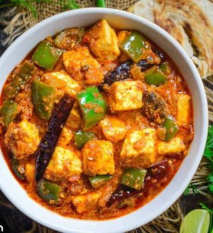 Karahi Tofu vegan at Cozinha de Sonia  in Portimao