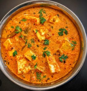 Vegan shahi tofu curry at Cozinha de Sonia  in Portimao