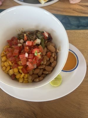 Mexican burrito bowl  at La Casa Tropicana by Cospace in Koh Phangan