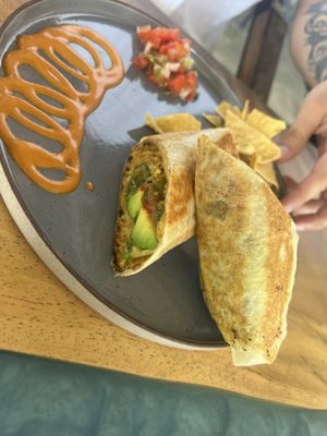 Plain burrito no cheesee  at La Casa Tropicana by Cospace in Koh Phangan