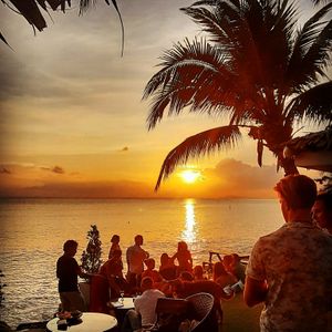 Sunset views at La Casa Tropicana by Cospace in Koh Phangan