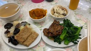  at Kan Kee Vegetarian Food in Hong Kong Island