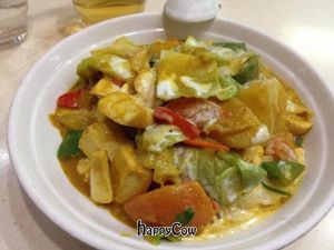tofu curry! strong flavored but nice and smooth. at Kan Kee Vegetarian Food in Hong Kong Island