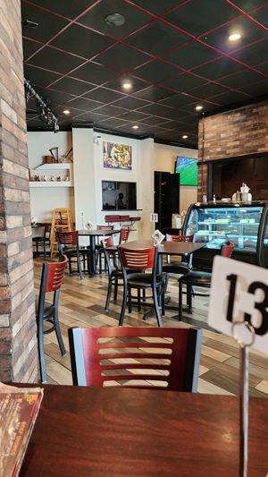 Dining room at Nafkot Ethiopian in Raleigh