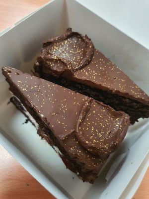 Vegan Black Forest Cake ~ Circuit Breaker Period Phrase 2 at Align Vegan Bakery in East Singapore