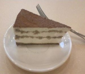 Tiramisu vegan cake at Loving Hut - Wan Chai in Hong Kong Island