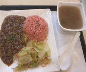 Formosan mince rice at Loving Hut - Wan Chai in Hong Kong Island