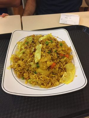 Fried curry rice at Loving Hut - Wan Chai in Hong Kong Island