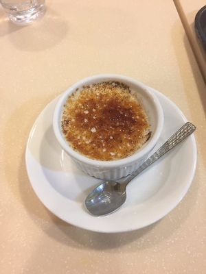 Sago créme brûlée at Loving Hut - Wan Chai in Hong Kong Island