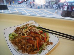 Noodles with a view  at Loving Hut - Wan Chai in Hong Kong Island