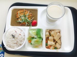 Katsu curry  at Loving Hut - Wan Chai in Hong Kong Island