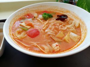 Nothing close to the authentic laksa  at Loving Hut - Wan Chai in Hong Kong Island