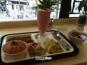 Set meal at Loving Hut at Loving Hut - Wan Chai in Hong Kong Island