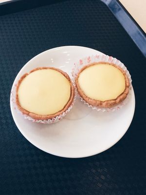Vegan egg tarts at Loving Hut - Wan Chai in Hong Kong Island