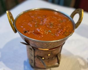 Vegan 'chicken' massala. at New Himalaia in Lisbon