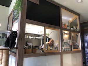 Separate kitchen/prep area, purfect!   at Katzentempel in Regensburg