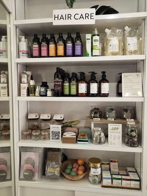 Various halal and vegan products at The Min List in Central Singapore