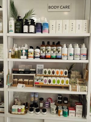 Various halal and vegan products at The Min List in Central Singapore