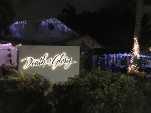 Front   at Death or Glory Bar in Delray Beach