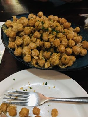 Crispy chickpeas  at Death or Glory Bar in Delray Beach