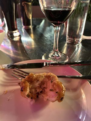 Jackfruit Fritter  at Death or Glory Bar in Delray Beach