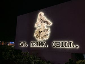 Sign  at Death or Glory Bar in Delray Beach