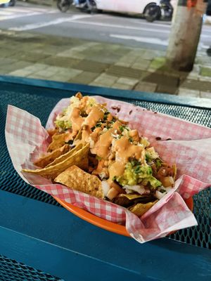 Nachos, COL$21.000  at Taco Veg in Medellin