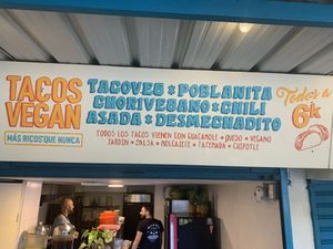   at Taco Veg in Medellin